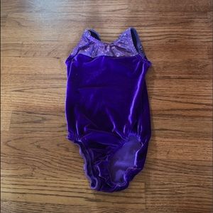 Velvet Leo child medium purple